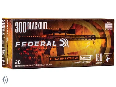 FEDERAL 300AAC BLACKOUT 150GR FUSION MSR