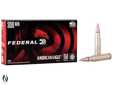 FEDERAL 308 WIN 150GR FMJ AMERICAN EAGLE
