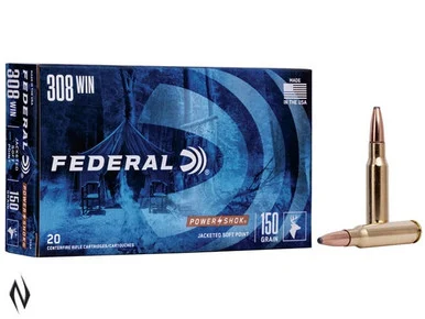 FEDERAL 308 WIN 150GR SP POWER-SHOK