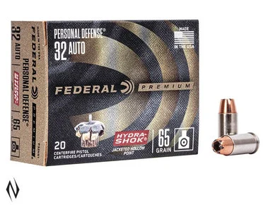 FEDERAL 32 ACP 65GR HYDRA-SHOK PD