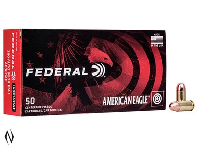 FEDERAL 380 AUTO 95GR FMJ AMERICAN EAGLE