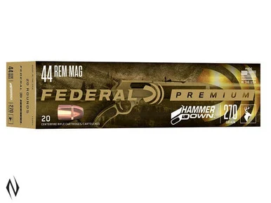 FEDERAL 44 MAG 270GR FN HAMMER DOWN