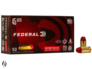 FEDERAL 45 ACP 220GR TSJ SYNTECH ACTION PISTOL AMERICAN EAGLE