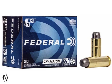 FEDERAL 45 LC 225GR SWC HP