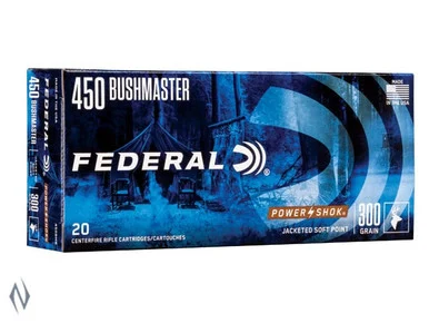 FEDERAL 450 BUSHMASTER 300GR SP POWER-SHOK