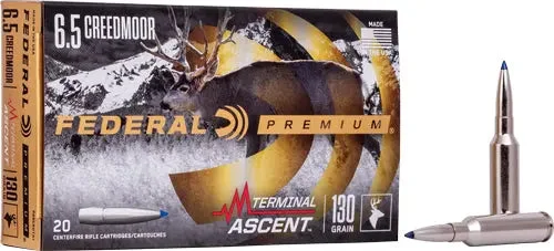 FEDERAL 6.5 CM 130GR TERMINAL ASCENT 20RD