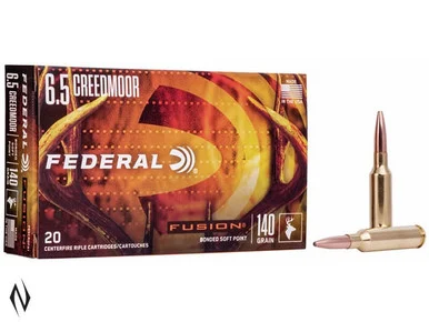 FEDERAL 6.5 CREEDMOOR 140GR FUSION