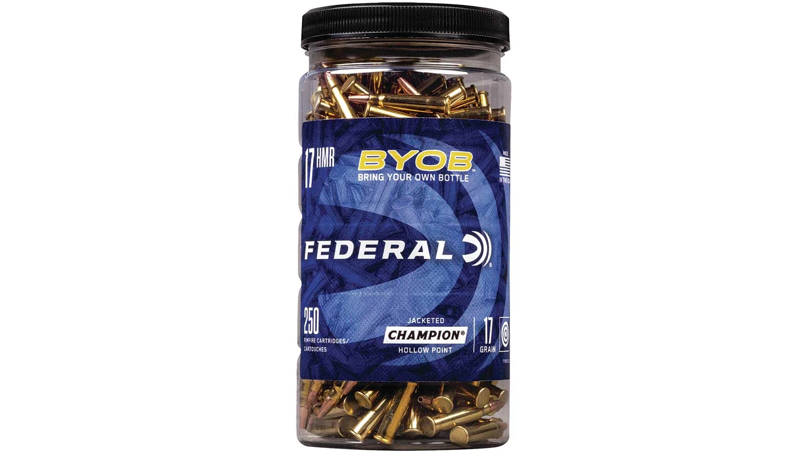 Federal 770BTL250 Champion Training BYOB Speer TNT Jacketed Hollow Point17 Grain .17 HMR