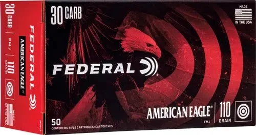 FEDERAL AE 30 CARBINE 110GR FMJ 50RD