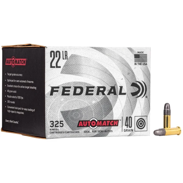 FEDERAL AUTO MTCH 22LR 40GR SLD 325RD