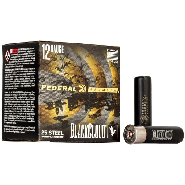 FEDERAL BLK CLOUD 12GA 3.5" #4 25RD