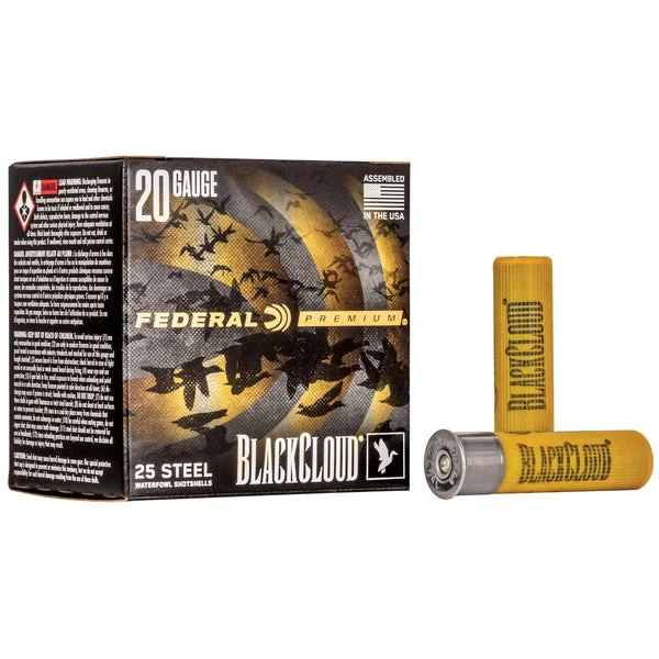 FEDERAL BLK CLOUD 20GA 3" #3 25RD