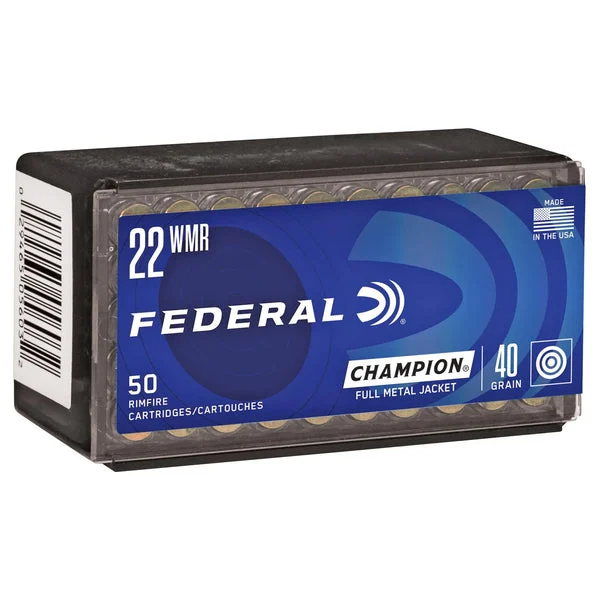 FEDERAL CHAMP 22WMR 40GR FMJ 50RD
