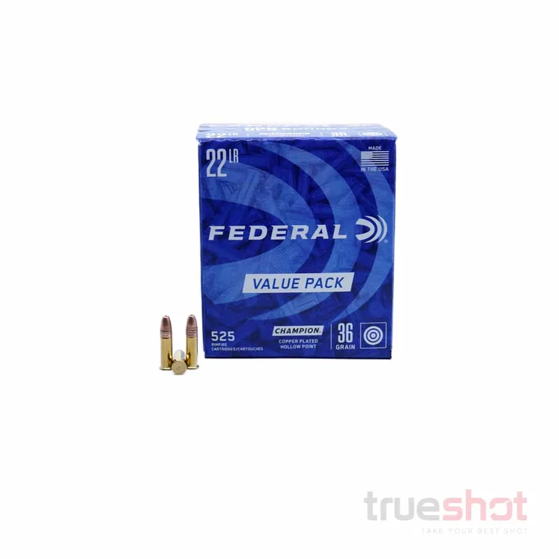 Federal Champion 22 Long Rifle 36 Grain CPHP – High-Quality Ammunition for Precision Shooting