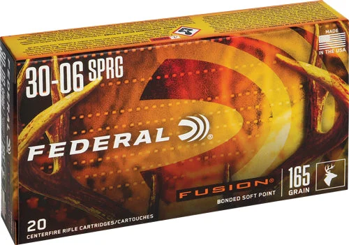 Federal F3006FS2 Boat Tail Fusion Soft Point FSP 165 Grain .30-06 Springfield