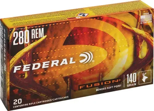 FEDERAL FUSION 280 REM 140GR FUSION 20RD