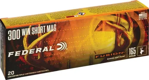 FEDERAL FUSION 300 WSM 165GR FUSION 20RD