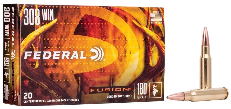 Federal Fusion .308 Win SP 180 gr – Hunting Ammo | 200 Rounds