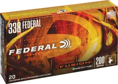 FEDERAL FUSION 338 FEDERAL 200GR FUSION 20RD
