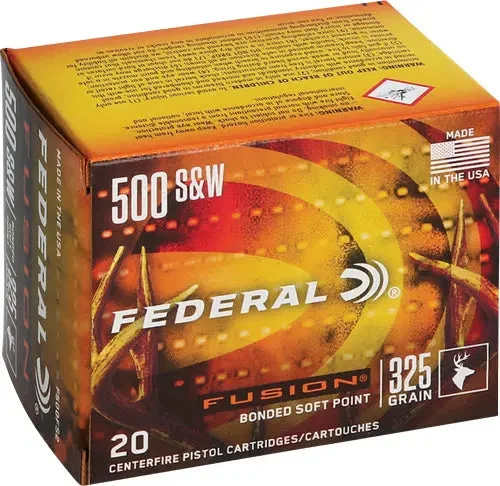 FEDERAL FUSION 500 SW MAG 325GR FUSION 20RD