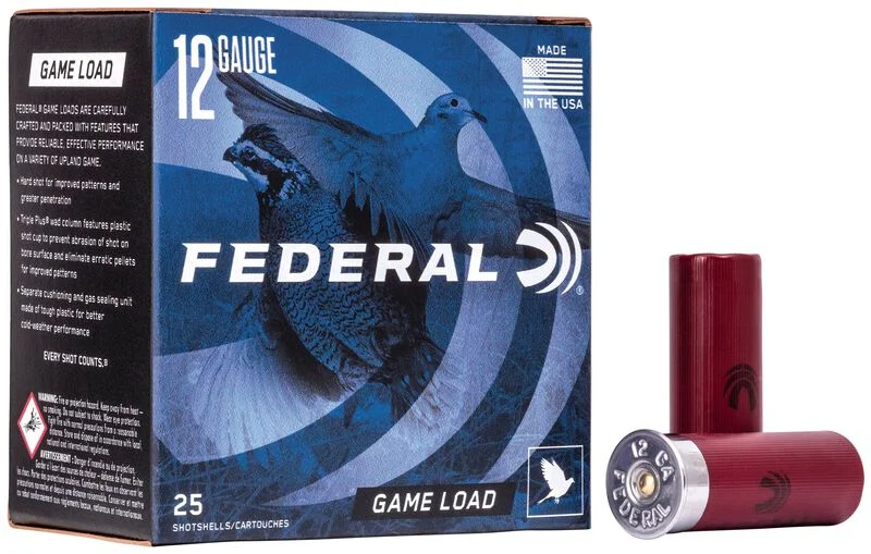 Federal Game Load 12 Gauge 2 3/4″ 1 oz 7.5 Shot – Upland Hunting Ammo