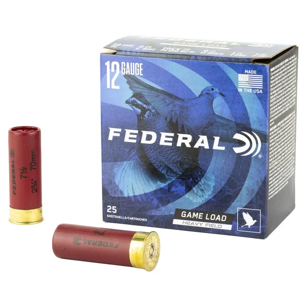 FEDERAL GAME LOAD 12GA 2.75" 1 1/8OZ #7.5 25RD