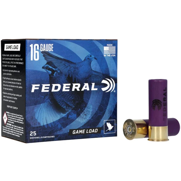 FEDERAL GAME LOAD 16GA 2 3/4" #6 25RD