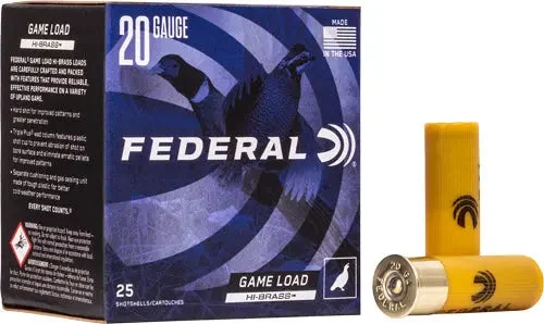 FEDERAL GAME LOAD 20GA 2.75" 1OZ #5 25RD