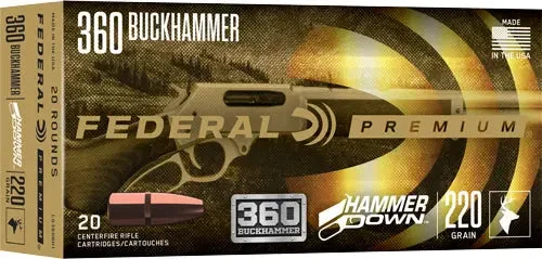 FEDERAL HAMMER DOWN 360 BUCKHAMMER 220G JSP 20RD