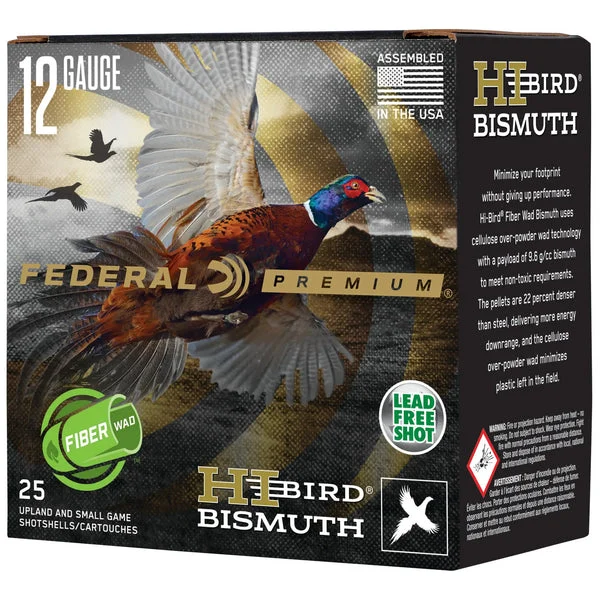 FEDERAL HI-BIRD BISMUTH 12GA 2.75" #5 25RD