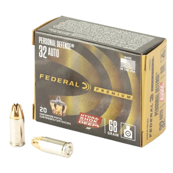 FEDERAL HYDRA SHOK 32ACP 68GR JHP 20RD