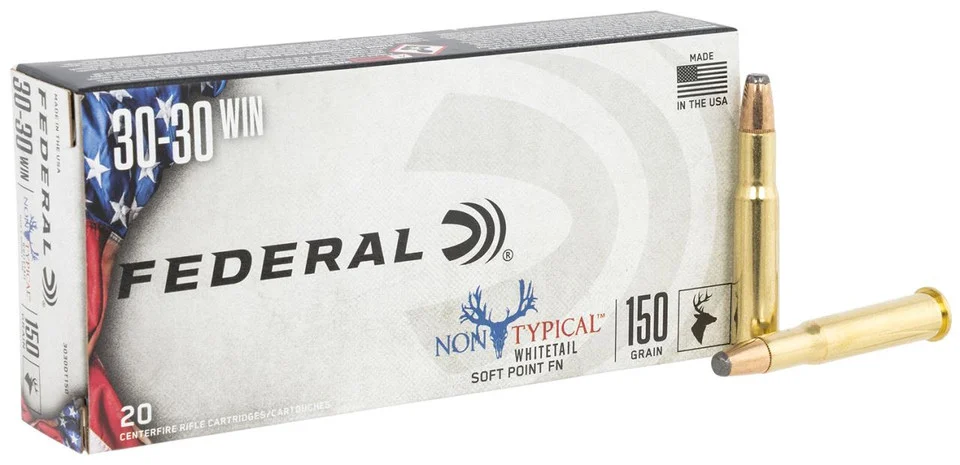 FEDERAL NON-TYPICAL 30-30 WIN 150 GRAIN SP | 20 ROUNDS