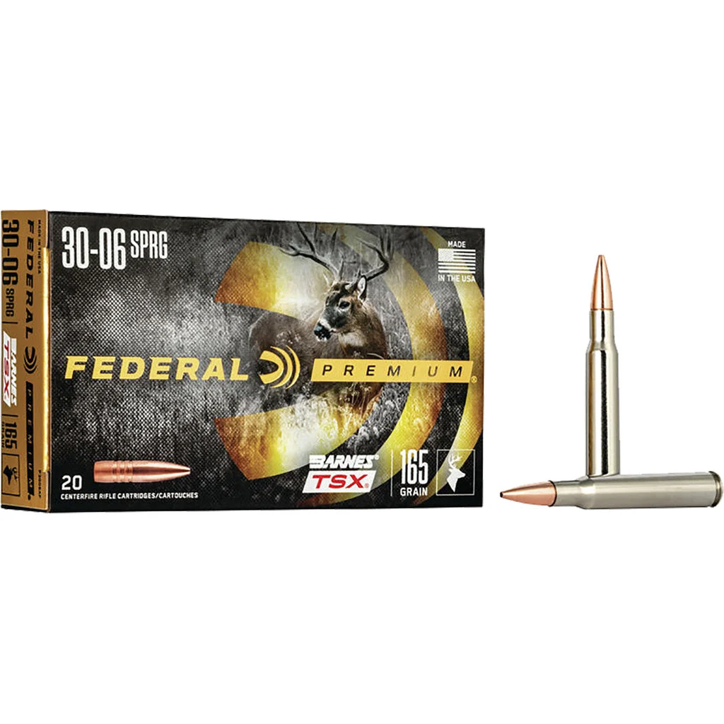 Federal P3006AF Premium Barnes TSX165 Grain .30-06 Springfield