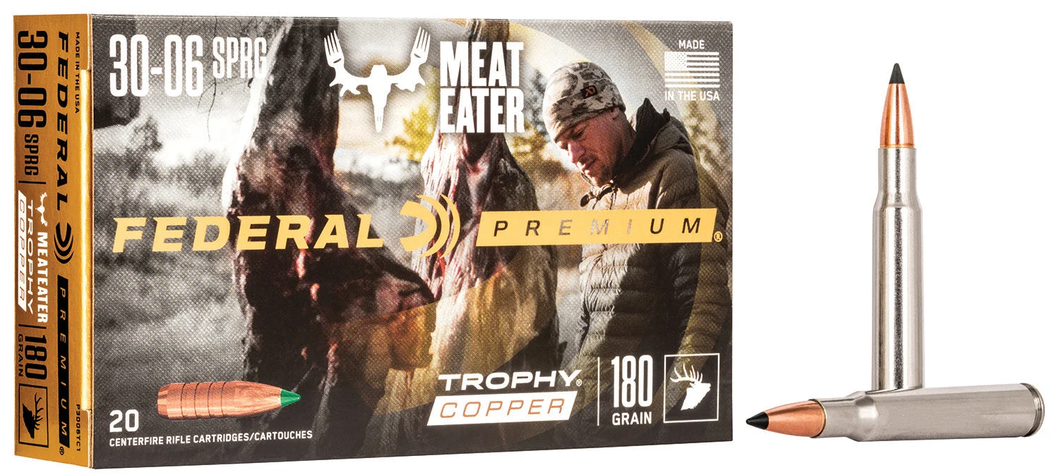 Federal P3006TC1 Premium Trophy Copper180 Grain .30-06 Springfield