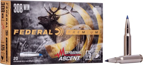 Federal P308TA1 Premium Terminal Ascent175 Grain .308 Win / 7.62x51mm