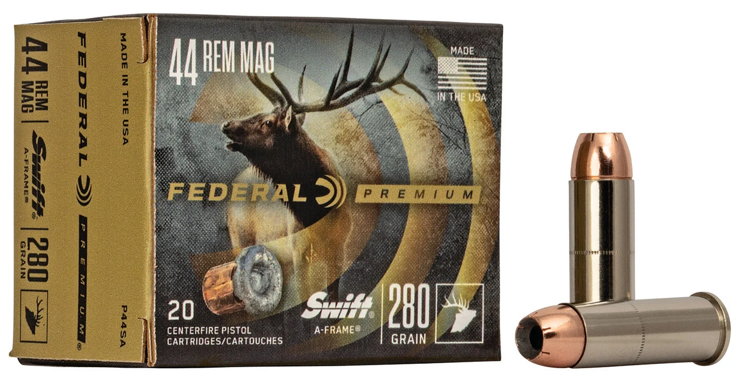 Federal P44SA Premium Swift A Frame280 Grain .44 Magnum
