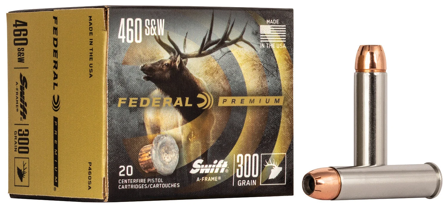 Federal P460SA Premium Swift A Frame300 Grain .460 S&W Mag