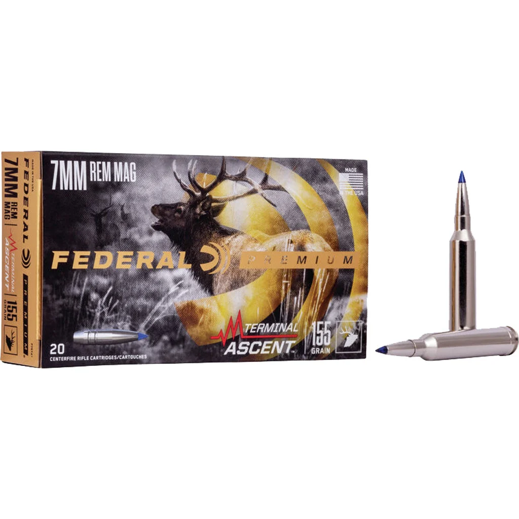 Federal P7RTA1 Premium Terminal Ascent155 Grain 7mm Remington Mag