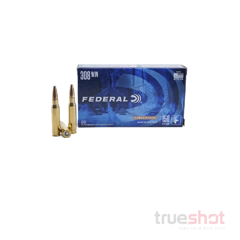 Federal Power-Shok 308 Win 150 Grain SP – High Performance Ammunition