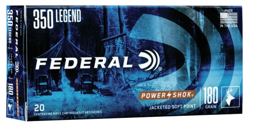 Federal PowerShok, 350 Legend, 180gr, Soft Point, 20rd Box