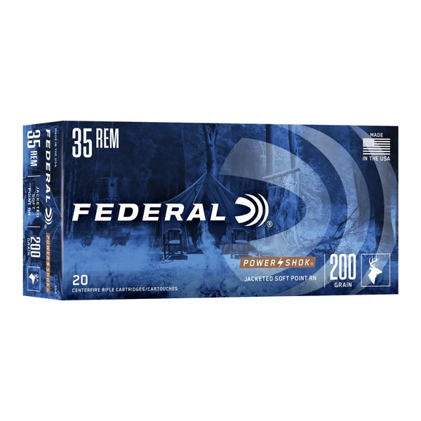 FEDERAL POWERSHOK 35REM 200GR SP 20RD
