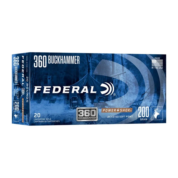 FEDERAL POWERSHOK 360 BUCKHAMMER 200GR 20RD
