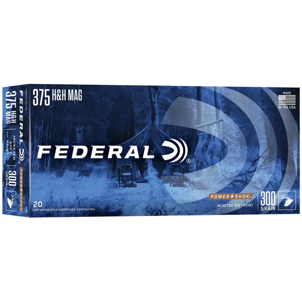 FEDERAL POWERSHOK 375H&H 300GR SP 20RD