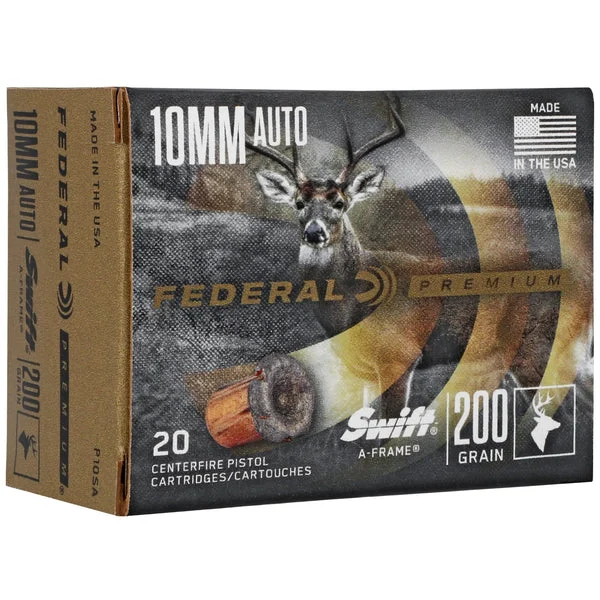 FEDERAL PREMIUM 10MM 200GR A-FRAME 20RD