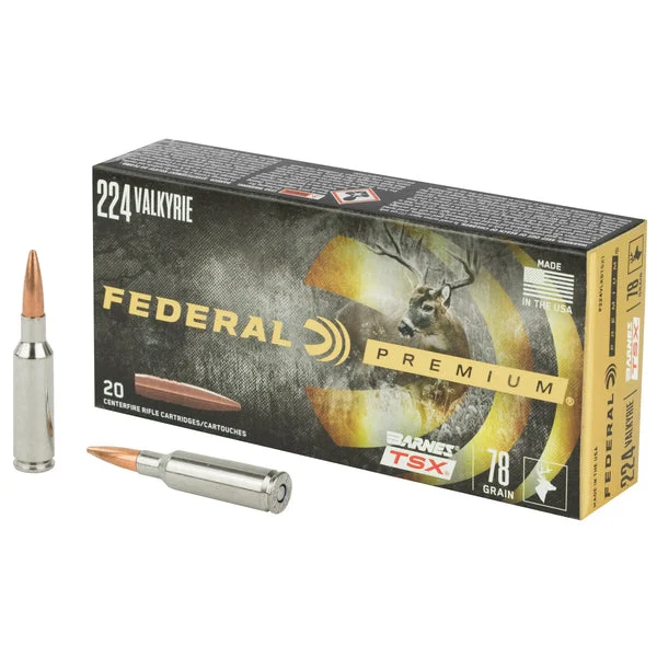 FEDERAL PREMIUM 224 VALKYRIE 78GR BRNS TSX 20RD