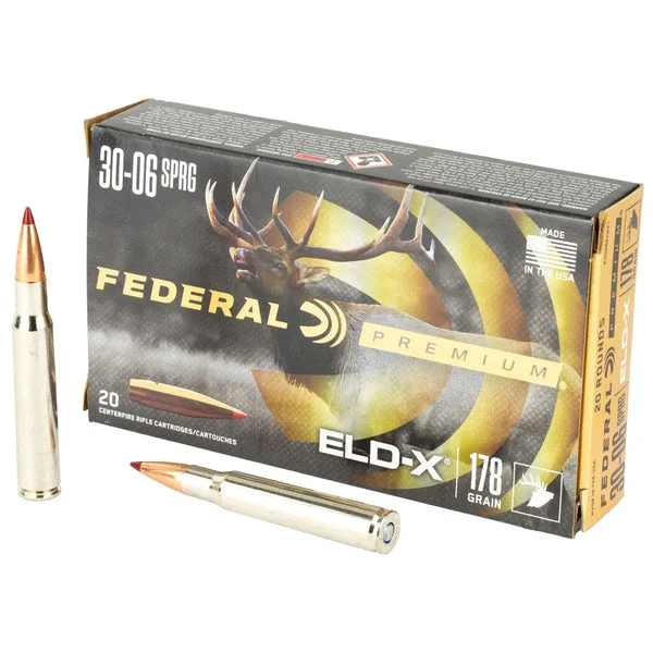FEDERAL PREMIUM 30-06SPGFD 178GR ELDX 20RD
