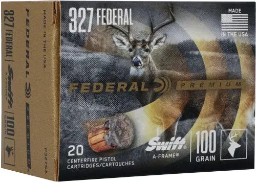 FEDERAL PREMIUM 327 FEDERAL 100GR A-FRAME JHP 20RD