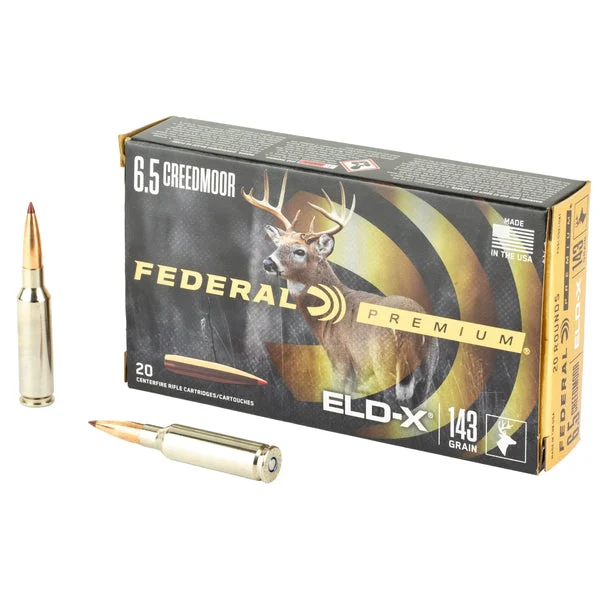 FEDERAL PREMIUM 6.5CRD 143GR ELD-X 20RD