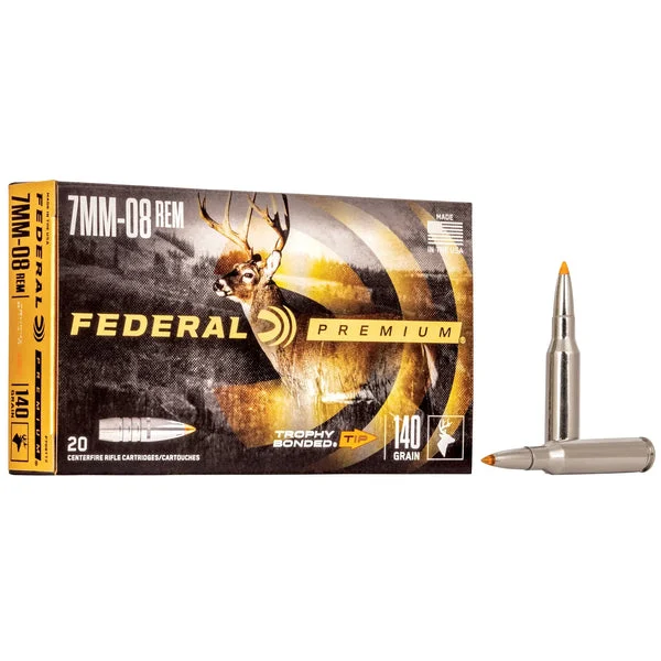FEDERAL PREMIUM 7MM08 140GR TRPHY TIP 20RD