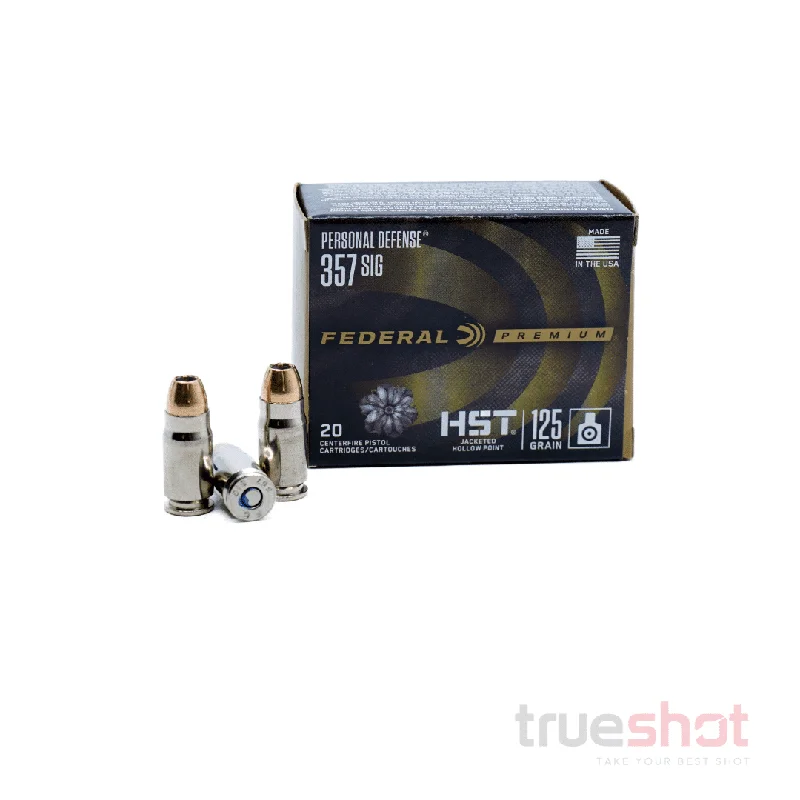 Federal Premium HST 357 Sig 125 Grain JHP – High-Quality Ammunition for Superior Performance